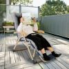 Fresh Fab Finds 66.92x22.04in Thickened Chaise Lounger Cushion Recliner Rocking Chair Sofa Mat Deck Chair Cushion