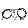 30" x 10" Rectangular Stainless Steel Drop-In Pan with Spark Ignition Kit - Propane