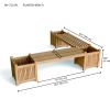 Planter Bench (2 bench + 3 planter box)