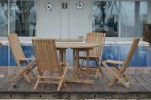 Butterfly Comfort 5-Pieces Dining Table Set