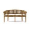 Curve 3 Seater Bench Extra Thick Wood