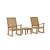 Del-Amo Bahama 3-Pieces Set with Square Side Table