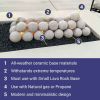4" Natural Lite Stone Fire Balls - Set of 6