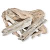 Formation Creation Driftwood Ceramic Gas Fire Pit Logs – 9 Piece Set