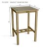 Avalon 27" Square Bar Table