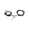 18" x 6" Rectangular Stainless Steel Drop-In Pan with Spark Ignition Kit - Natural Gas