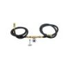 12" Square Stainless Steel Drop-In Pan with Spark Ignition Kit (6" Ring) - Propane