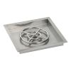 18" Square Stainless Steel Drop-In Pan with Spark Ignition Kit (12" Ring)- Natural Gas