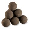 4" Thunder Gray Lite Stone Fire Balls - Set of 6
