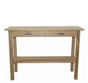 Atlanta Rectangular Serving Table w/ 2 Drawers and 1 Shelf