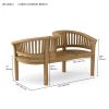 Curve Love Seat 59"W 28"D 32"H