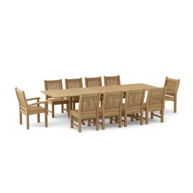Bahama Sahara 11-Pieces 10' Rectangular Dining Set