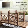 5 Ft. Wooden Garden Bridge Footbridge For  Ponds, Creeks, Streams