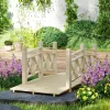 5 Ft. Wooden Garden Bridge Footbridge For  Ponds, Creeks, Streams