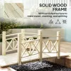 5 Ft. Wooden Garden Bridge Footbridge For  Ponds, Creeks, Streams