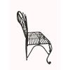 Modern Outdoor Butterfly Garden Bench in Metal Finish