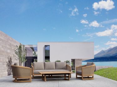 Catania Deep Seating Set (Option: SET-333 4-pc)