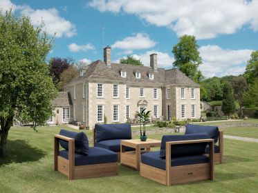 Copacabana 5 pieces Modular Deep Seating Set (Option: Copacabana)