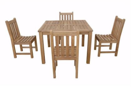 Montage Braxton 5-Pieces Dining Set (Option: Set A)