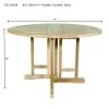 Butterfly 47" Folding Table
