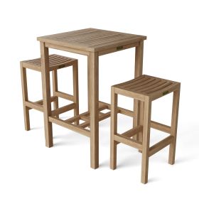Bahama Montego Square Bar Set (Option: 3-Pieces)